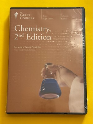 Chemistry 2nd Edition 6 DVDs The Great Courses Frank Cardulla High School