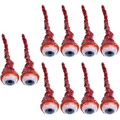 10 pcs fake eye Latex Fake Eyes Bloody Eyeballs Halloween Party - Picture 12 of 12