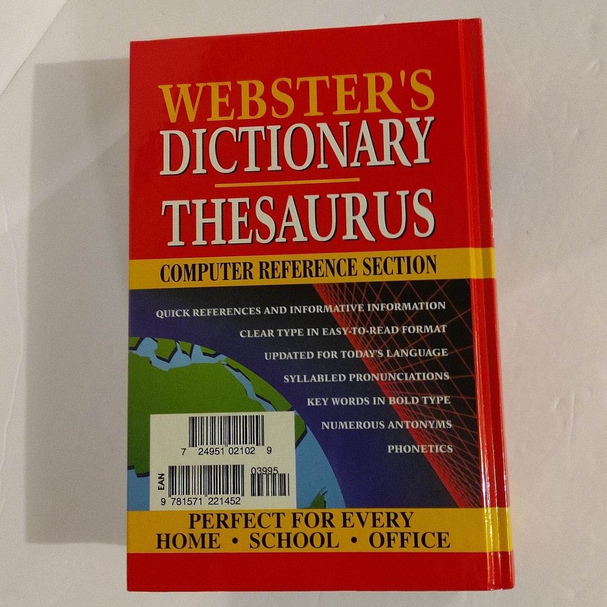 Webster's Dictionary, thesaurus. computer reference section | eBay