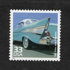 3187g - MNH - Tail Fins and Chrome 57 Chevy - Celebrate the Century - U.S. Stamp