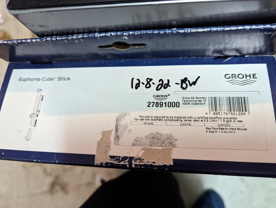 ​GROHE 27891000 Euphoria Cubo/Stick Ducha/Bar/Manguera Portátil StarLight Cromo Foto 3 de 3