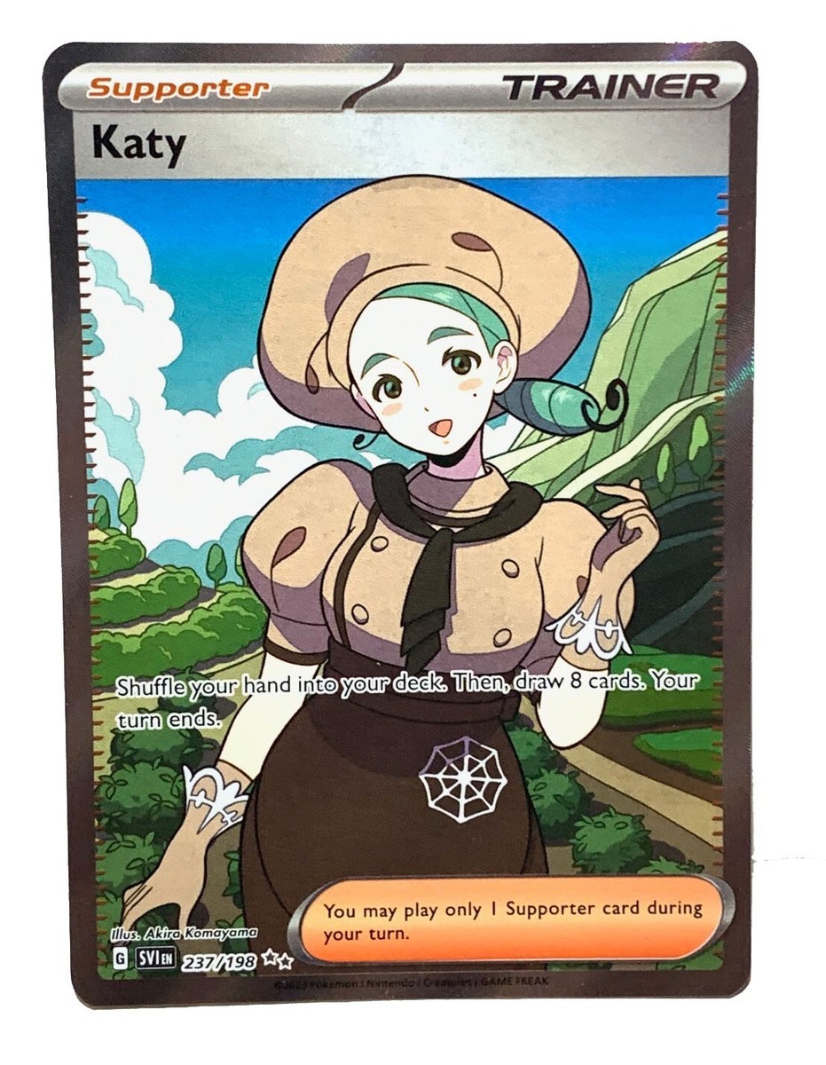 katy pokemon card Scarlet & Violet SR Mint japanmaster This is a nice example of a 2023 Pokemon Svi En Katy Full Art Ultra Rare