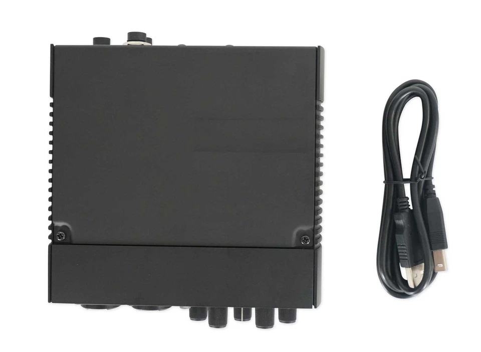 Kit de podcasting podcast para 2 personas con CAJA DE AUDIO + auriculares + micrófonos + brazos de brazo Foto 4 de 4