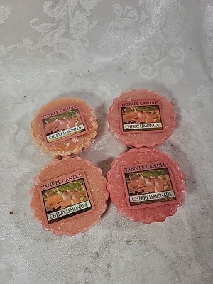 Yankee Candle Cherry Lemonade Crumble Style Tarts - Set of 4 - NIP
