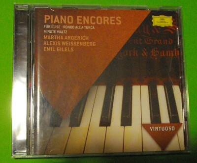 CD PIANO ENCORES ARGERICH,WEISSEMBERG,GILELS TOP SOFORTKAUF