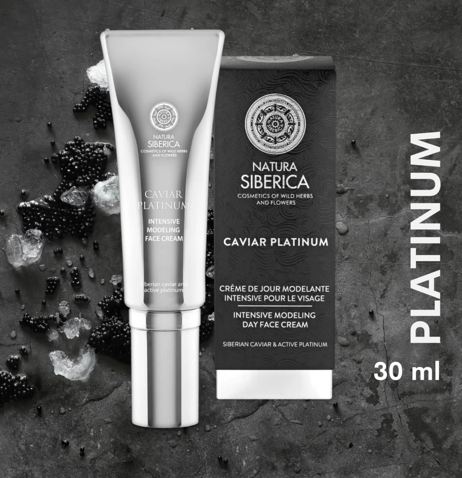 Caviar Platinum Intensive Modeling Day Face Cream, 30 ml by Natura Siberica - Image 3 of 3