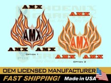 1979 1980 Amc American Motors Spirit Amx Hood Decals Names Kit