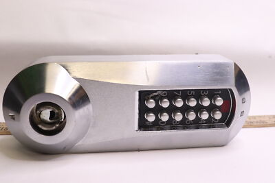 Kaba Pushbutton Cylindrical Lever Lock - Incomplete - Pictured Item Only