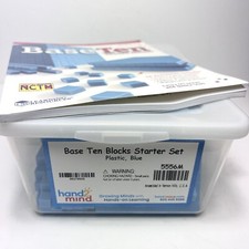 Hand 2 Mind Base Ten 10 Blocks, Storage Box, And Book