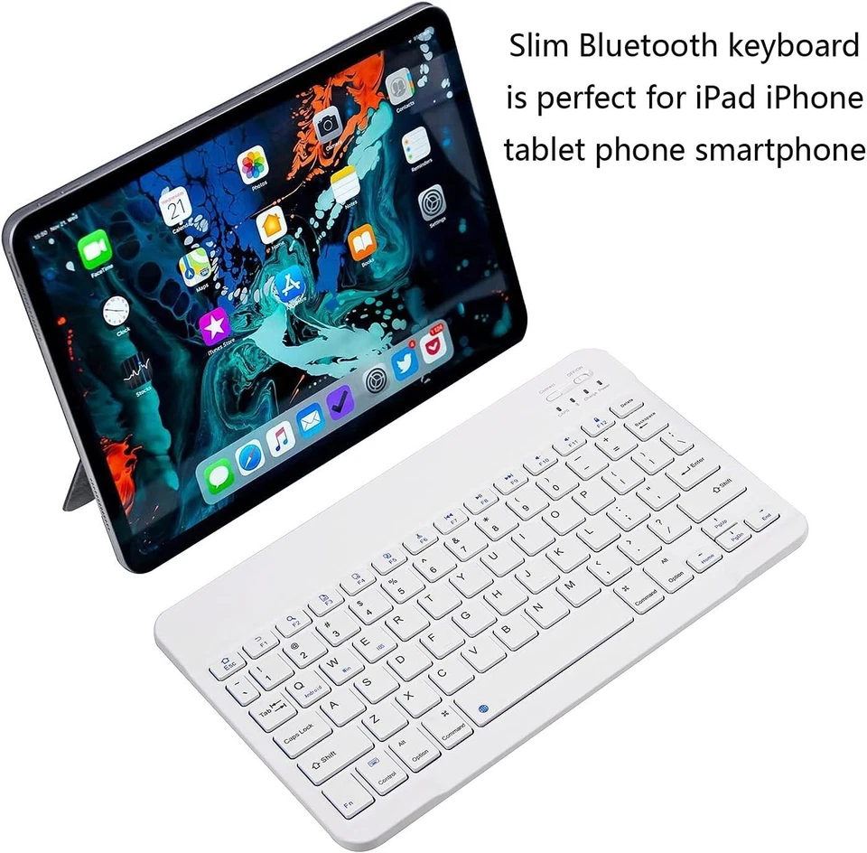 Ultrathin wireless bluetooth keyboard for IOS, Android, Windows - Image 2 of 4