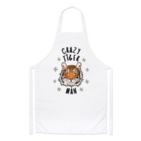 VerrüCkte Tiger Mann Stars Koch SchüRze - Lustig Tiere Kochen