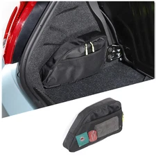 Cloth Trunk Organizer Storage Bag Net Bin Fit For Fiat 500 16-24