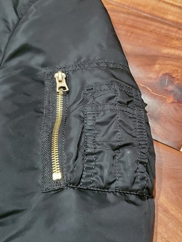 Alpha Inspected Flyers Bomber Jacket Size Medium - Picture 4 of 12