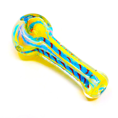 3.5'' Echoes of Wave Glass Pipe Smoking Tobacco Bowl Hand Pipes MB-0010