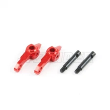 Jazrider Aluminum Front Upright Set(Red)For Tamiya DT02/DT03 Chassis RC Buggy