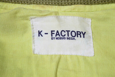 80s Vintage K – Factory by Nobuo Ikeda Bomber Nylon Jacket Large