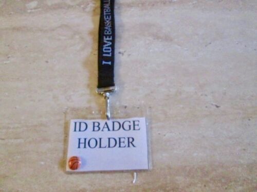 INSIGNIA DE IDENTIFICACIÓN LANYARD BALONCESTO, PEDIÁTRICO, ENFERMERA, OFICINA, MÉDICO, DEPORTES, ENTRENADOR, ER, ICU - Imagen 4 de 4