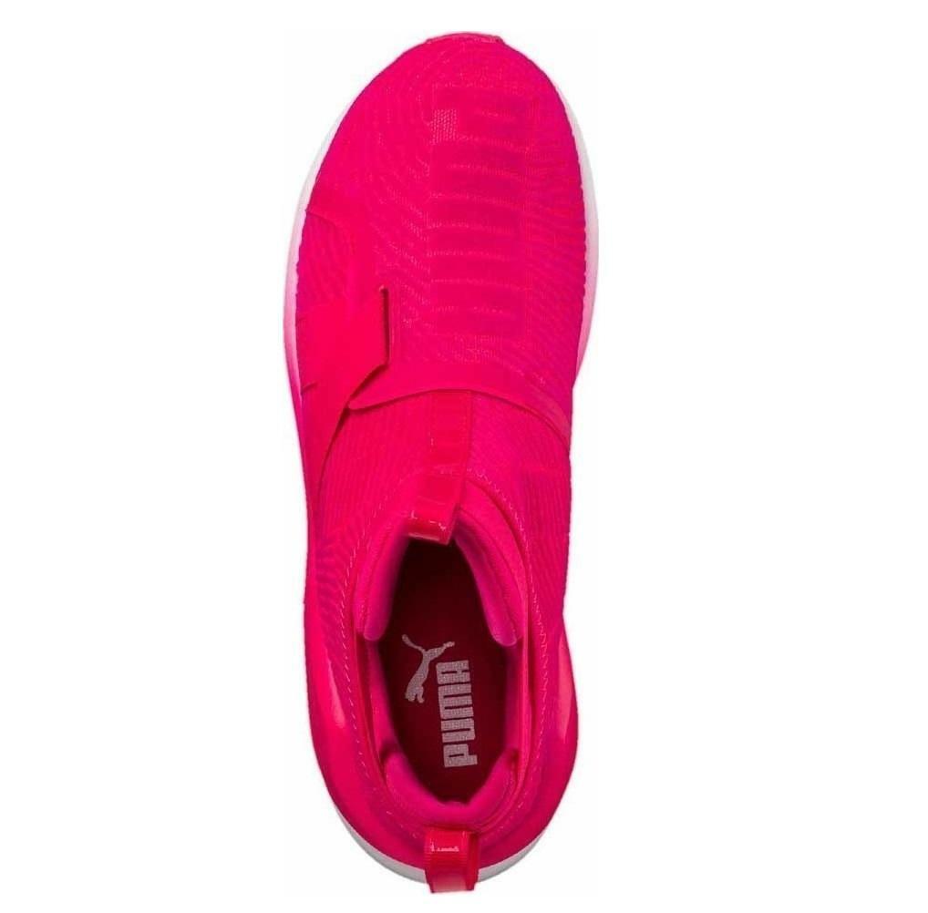 puma fierce strap flocking red and white