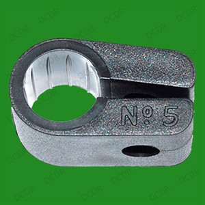 15.2mm Black Heavy Duty Cable Cleats Clips Size No 6 Pack Sizes from 5x-50x