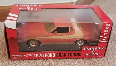 NEW GreenLight 1:24 Starsky and Hutch 1976 Ford Gran Torino Green Machine CHASE
