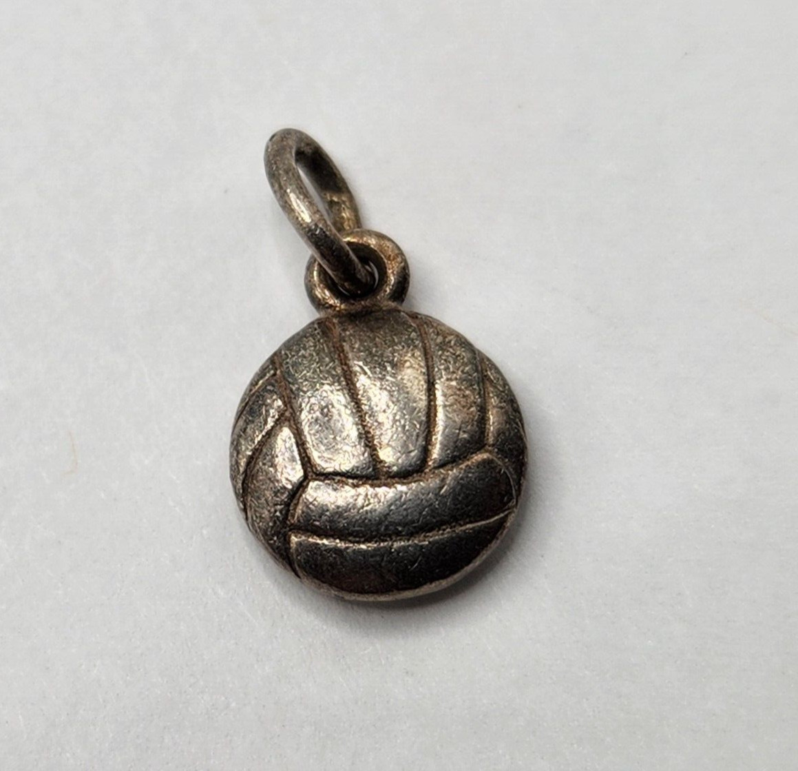 0.44" RARE RETIRED James Avery Volleyball Charm Uncut… Gem