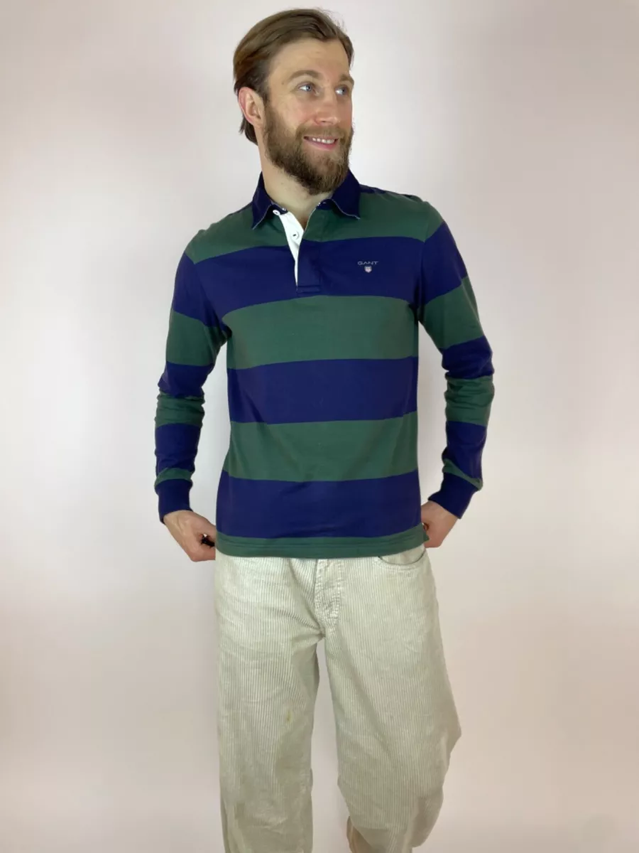 Gant Rugby Polo Long sleeve Mens size M