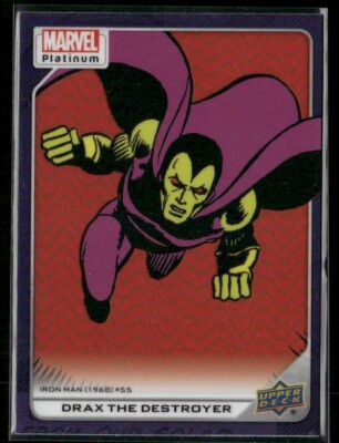 2023 Upper Deck Marvel Platinum Purple Rainbow #142 - Drax the Destroyer