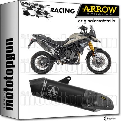 ARROW AUSPUFF ZUGELASSEN VELOCE SCHWARZ C TRIUMPH TIGER 850 2020 20 2021 21