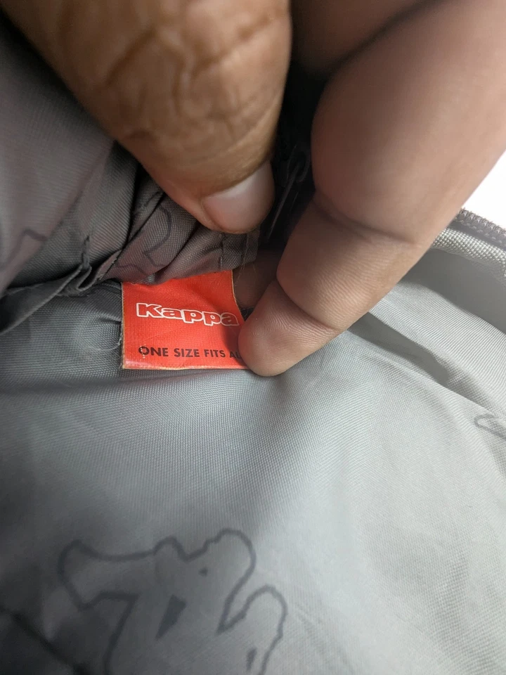 Mochila marrón Kappa | Tela texturizada | Defectos menores | Foto 2 de 4