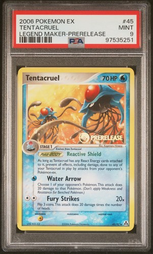 Tentacruel graded PSA 9 for sale on eBay