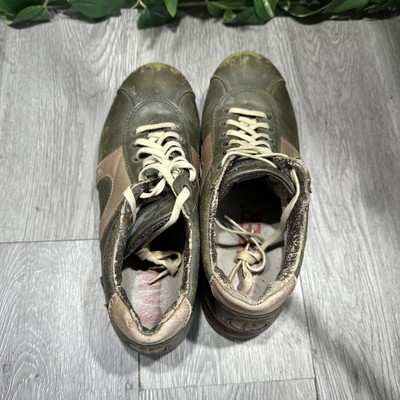 Vintage Camper Pelotas Green Distressed Leather Boots Men Trainers Size 41 / 9 Vintage Camper Pelotas Green Distressed Leather Boots Men  main image 4