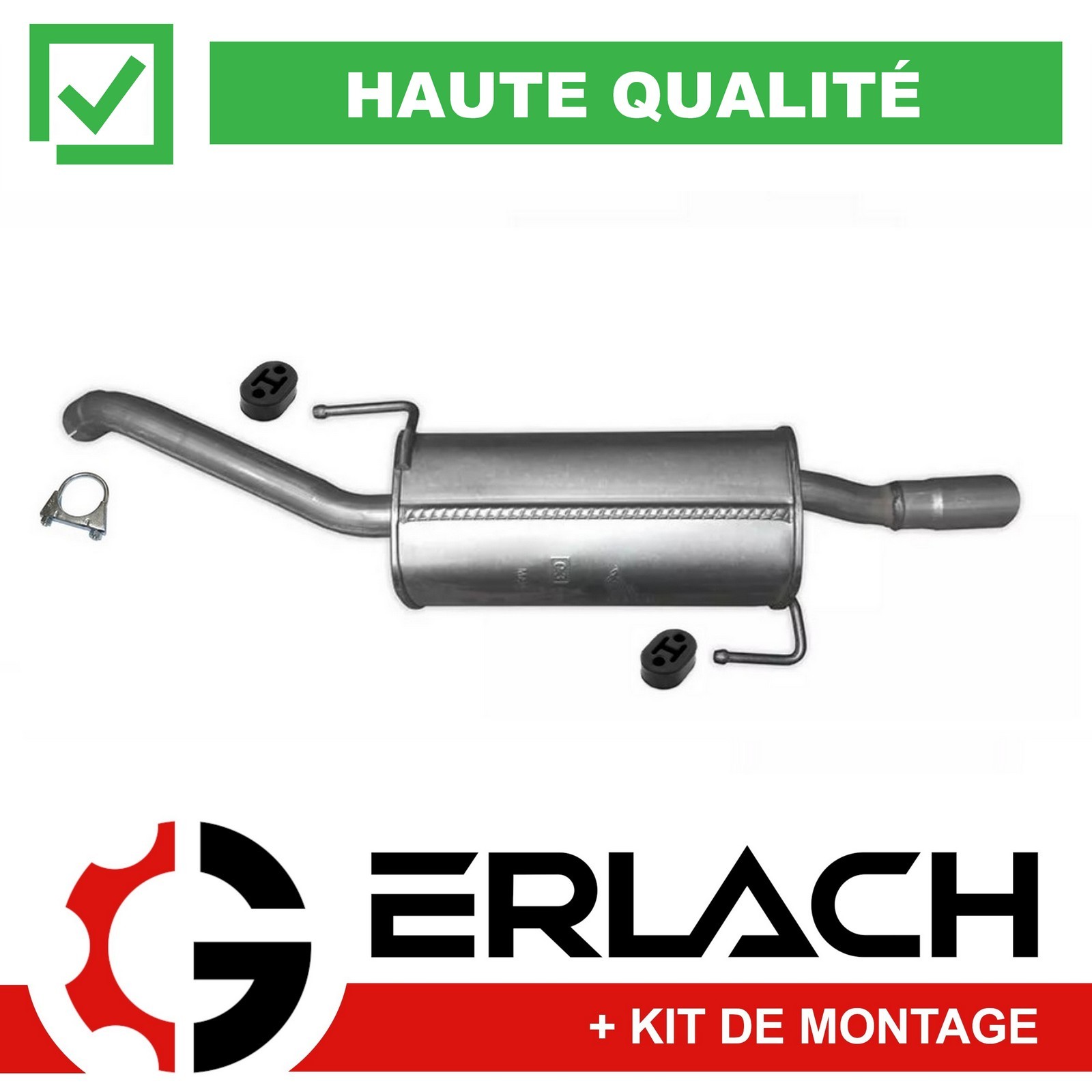 Silencieux arrière Nissan Micra C+C 1.4 pour réduire le bruit du moteur décapotable 9362