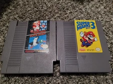 NES Lot: Super Mario Bros./Duck Hunt, Super Mario Bros. 3 - Working