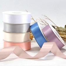 Premium Satin Ribbon for Wedding Decorations and DIY Projects 25mm x 20 yards