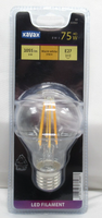 Xavax Led Filament Birne E27 8W=75W 1055Lm Warmweiß 2700K 360687