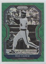 2021 Panini Prizm Green Wave Prizm Rod Carew #99 HOF 1c7