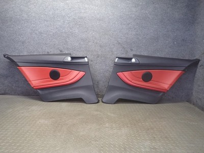14-16 BMW F32 435I COUPE REAR QUARTER INTERIOR LEATHER TRIM PANEL SET OEM