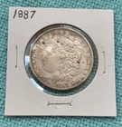 1887-P Morgan Silver Dollar Historic Coin LOOK! 90% Silver!!! Nice Coin!