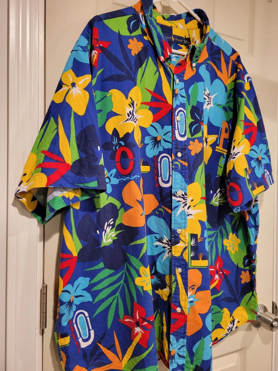 Polo Ralph Lauren Floral Big & Tall Casual Button-Down Shirts for