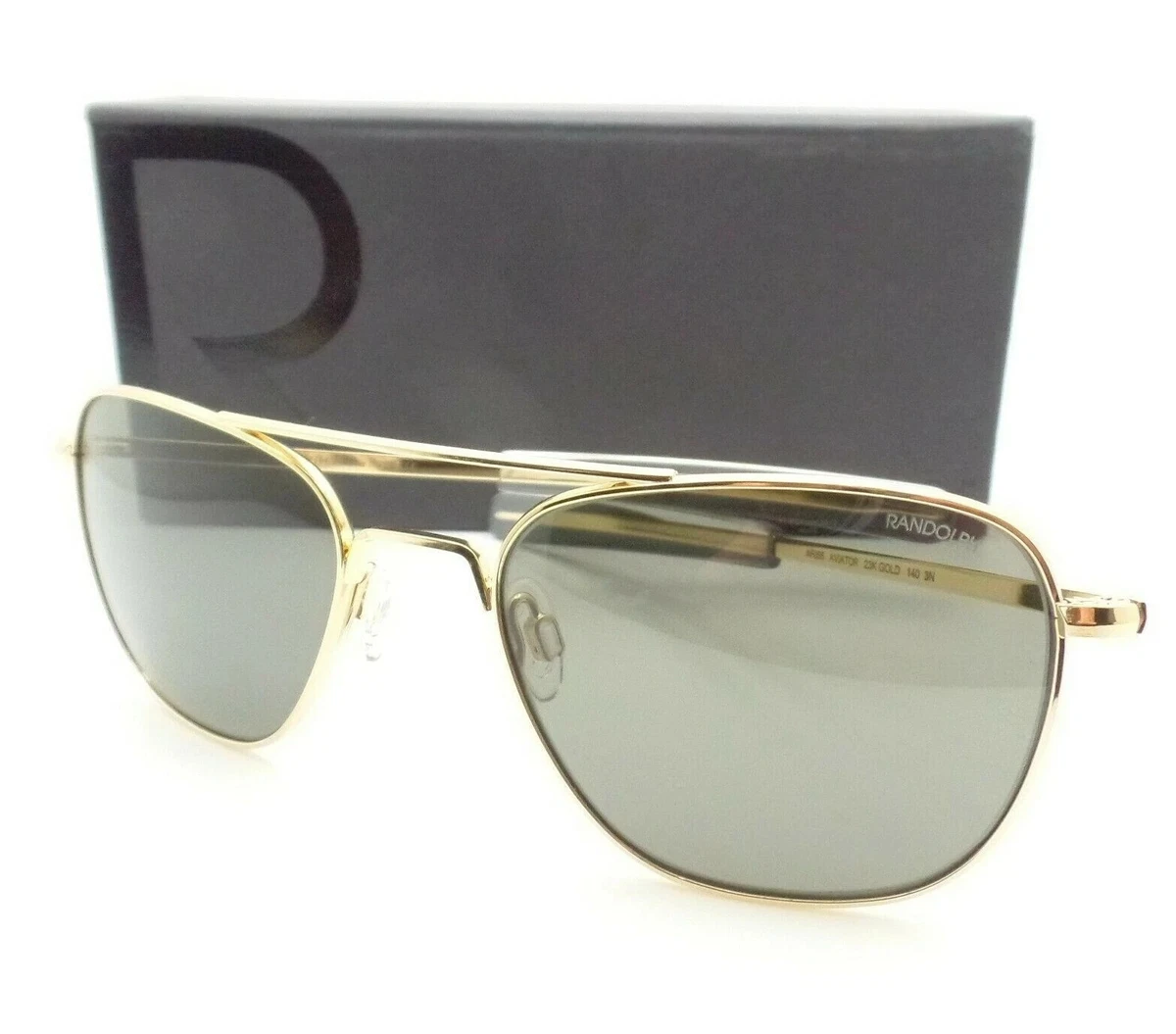 Randolph Engineering Gold Sunglasses Men's Aviator for sale | eBay