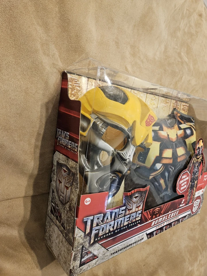 Новый/запечатанный 2009 Transformers костюм для Хэллоуина - BumbleBee молодежный размер 7-8 костюм - Изображение 3 из 4