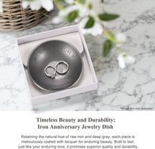 Iron Gifts for 6th Anniversary Him Her - 6 Year Anniverdary Jewelry 