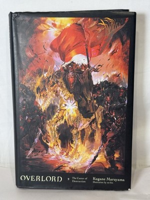 Overlord Vol 9 Hardcover Light Novel Caster Destruction Kugane Maruyama