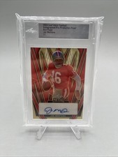 2024 Leaf Metal Football Joe Montana Red Flood Autograph 1/1