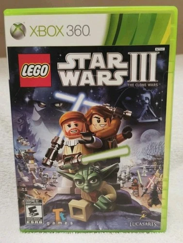LEGO Star Wars III The Clone Wars (Microsoft Xbox 360, 2011) CIB Complete In Box
