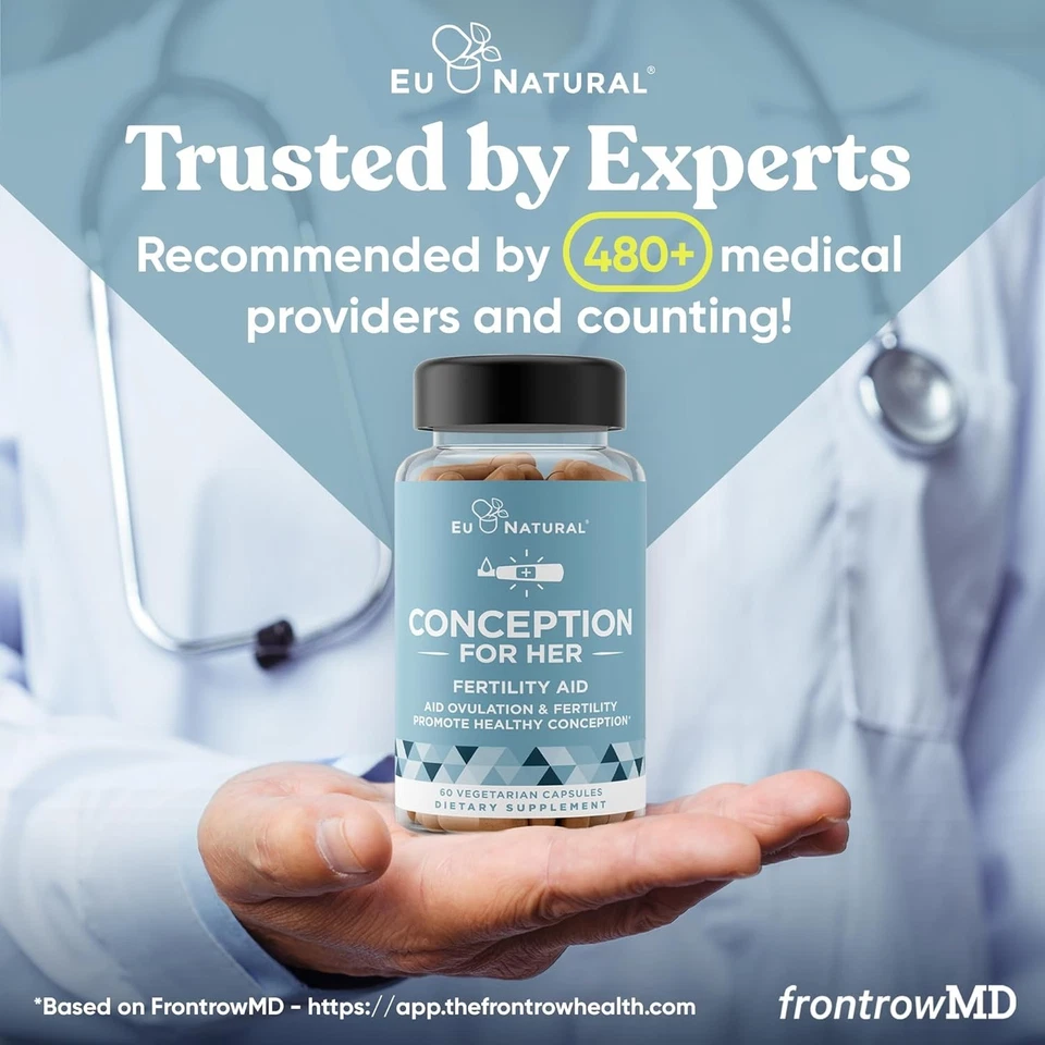 Suplementos de fertilidad Conception para mujer - SIDA 60 unidades (paquete de 1)  Foto 3 de 4