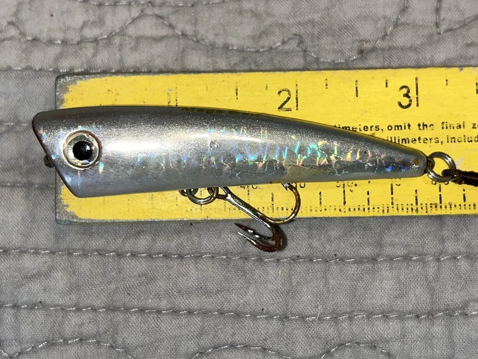 Popper flotante Mega Bait Pop-J de colección 3/8 oz 3" Foto 4 de 4