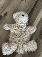 Bear Hand Puppet Vintage Fuzzy Plush Full Body