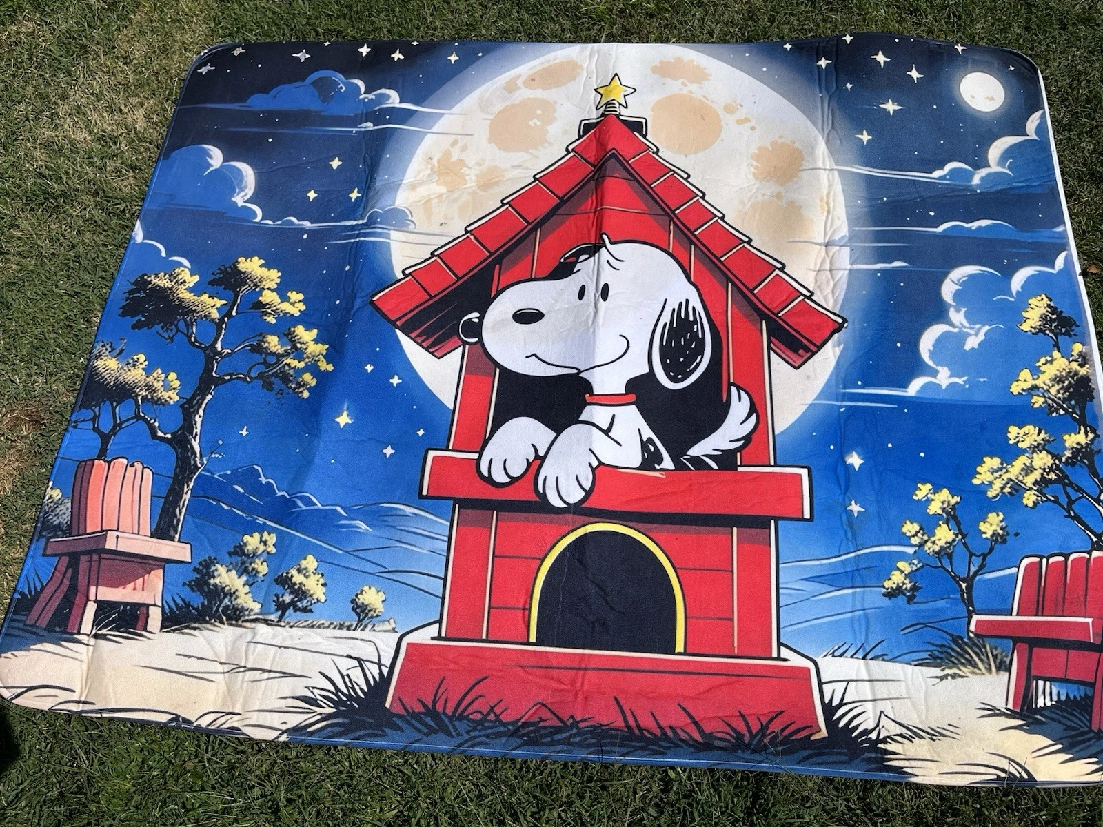 Snoopy Cushioned Kids Playmat Size 6’ 8”x 5’ 4”