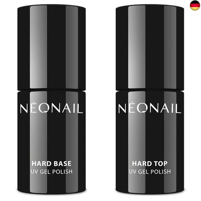 NEONAIL NÉONAIL UV Set Hard Base & Hard Top 7,2 ml Unterlack Überlack Klar Gel